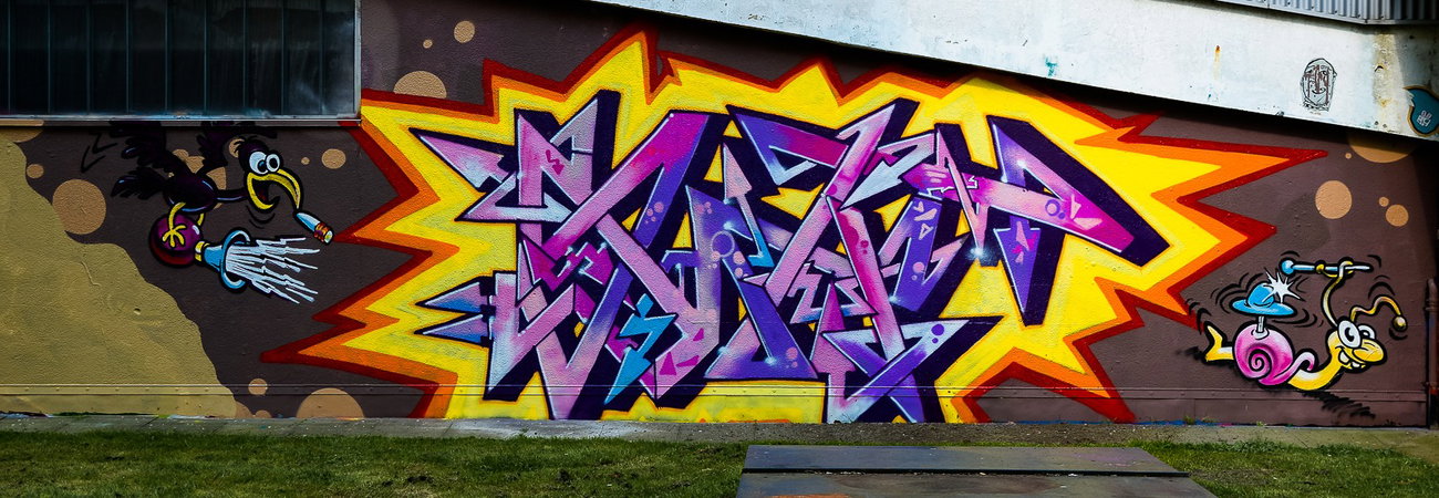 Graffiti Wall - Photo by pilotpirx - hamburg, germany, urban