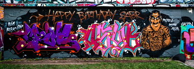 Graffiti Wall - Photo by pilotpirx - hamburg, germany, urban (2018)