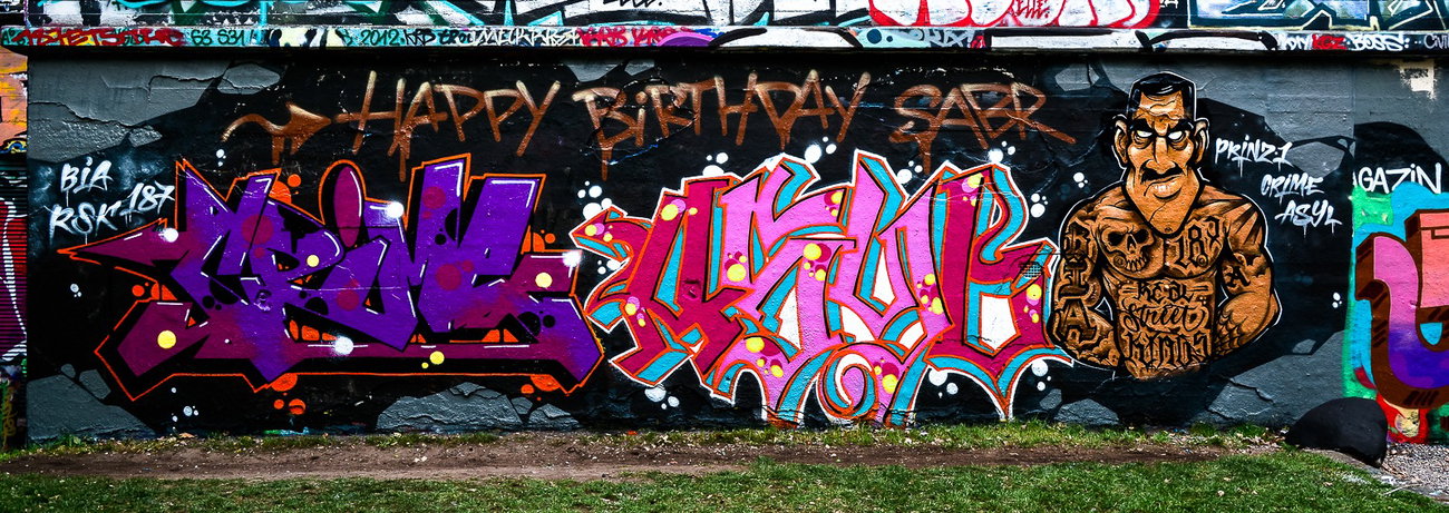 Graffiti Wall - Photo by pilotpirx - hamburg, germany, urban (2018)