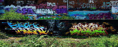 Graffiti Wall - Photo by pilotpirx - hamburg, germany, urban