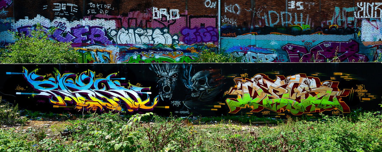 Graffiti Wall - Photo by pilotpirx - hamburg, germany, urban