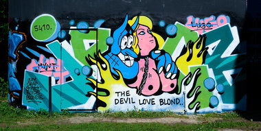 Graffiti Wall - Photo by pilotpirx - jbcb, jukeboxcowboys, lugo