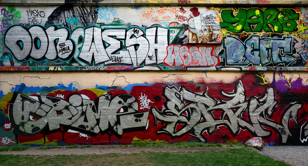 Graffiti Wall - Photo by pilotpirx - hamburg, germany, urban