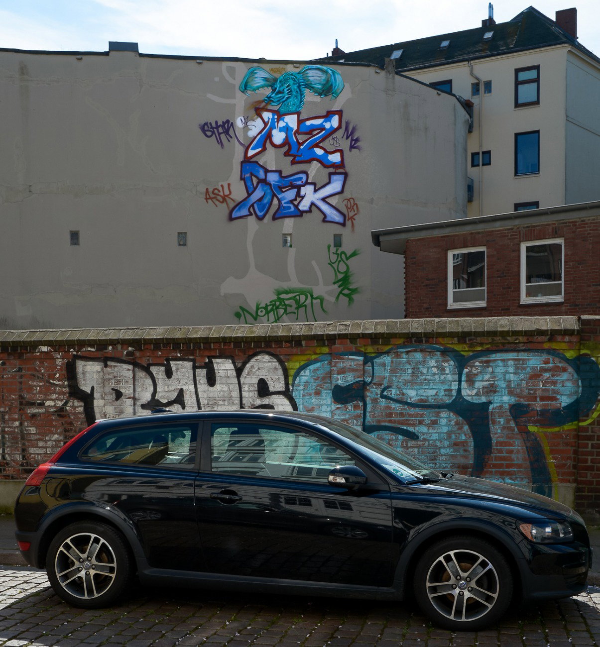 Graffiti Wall - Photo by pilotpirx - hamburg, germany, graffiti