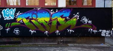 Graffiti Wall - Photo by pilotpirx - fire, hamburg, germany