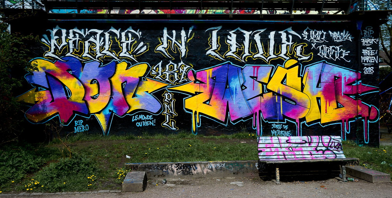 Graffiti Wall - Photo by pilotpirx - hamburg, germany, urban