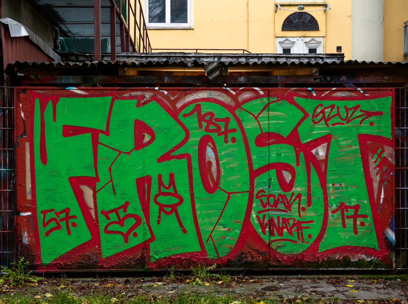 Graffiti Wall - Photo by pilotpirx - frost, hamburg, germany (2017)