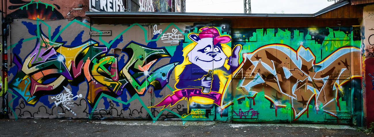 Graffiti Wall - Photo by pilotpirx - hamburg, germany, urban (2017)