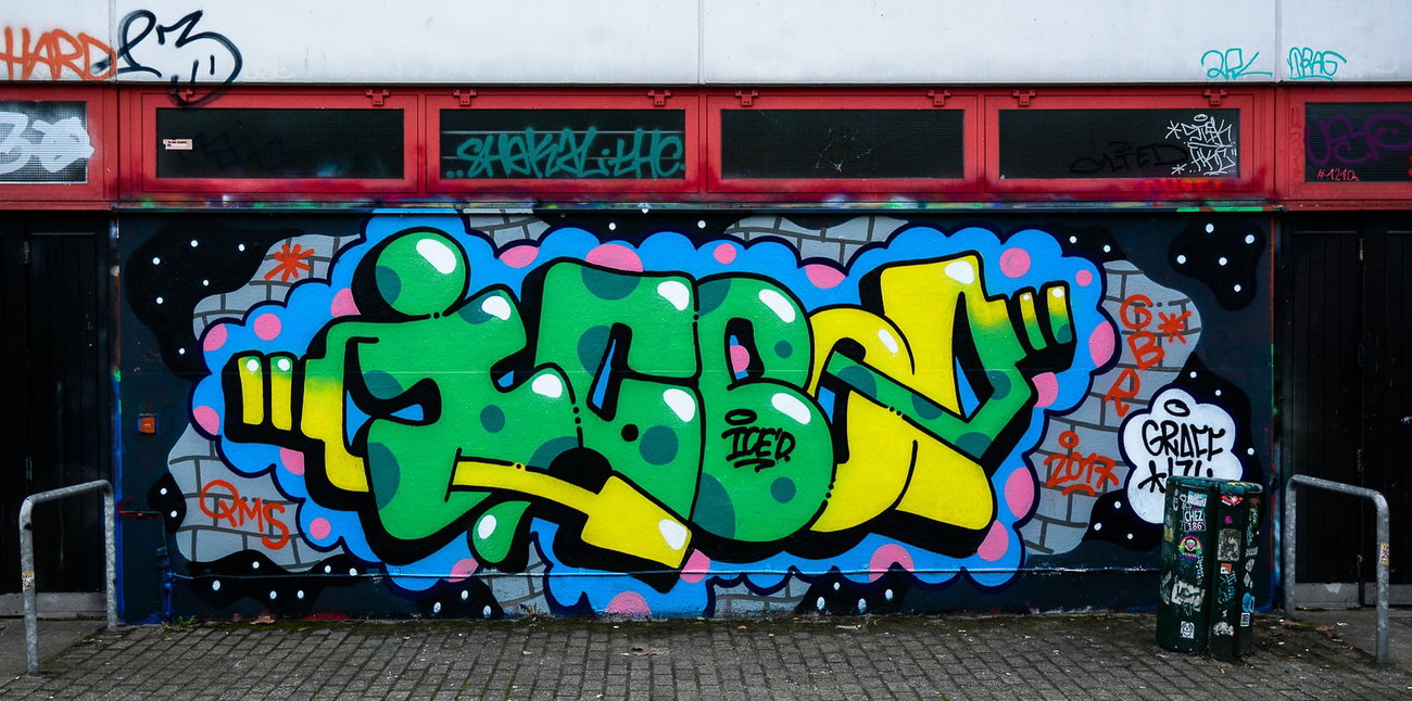 Graffiti Wall - Photo by pilotpirx - hamburg, germany, urban (2017)