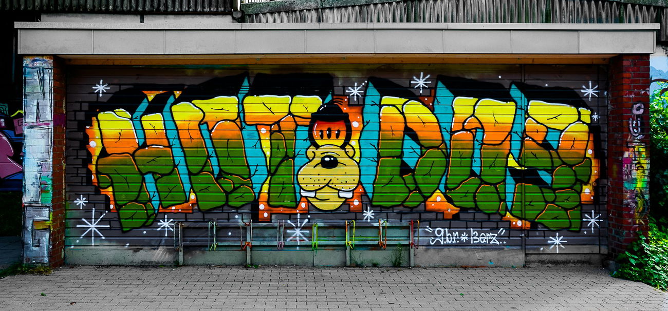 Graffiti Wall - Photo by pilotpirx - hamburg, germany, urban (2018)