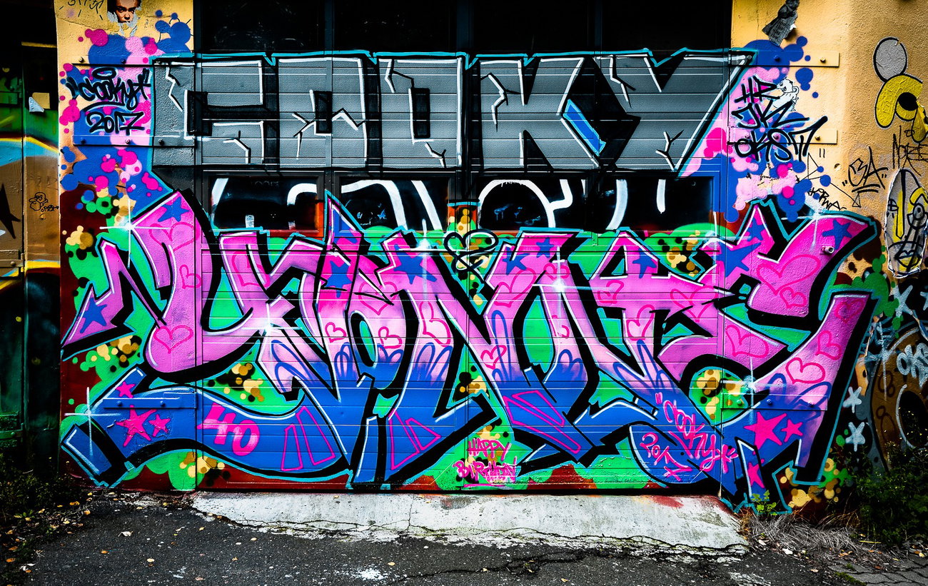 Graffiti Wall - Photo by pilotpirx - cooky, hamburg, germany (2017)