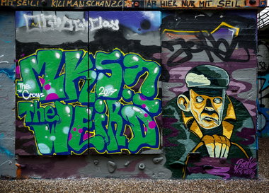 Graffiti Wall - Photo by pilotpirx - rookietheweird, hamburg, germany