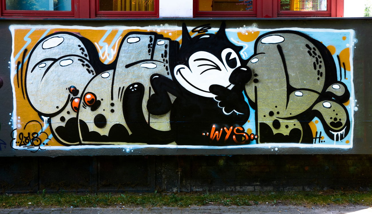 Graffiti Wall - Photo by pilotpirx - hamburg, germany, urban (2018)