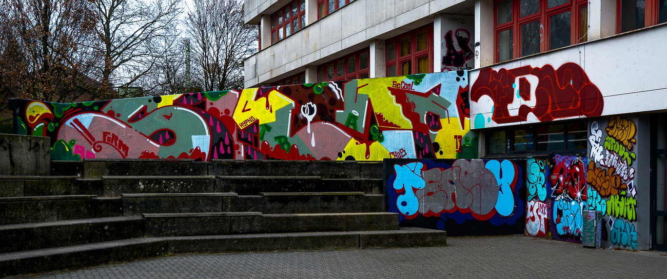 Graffiti Wall - Photo by pilotpirx - hamburg, germany, urban (2017)