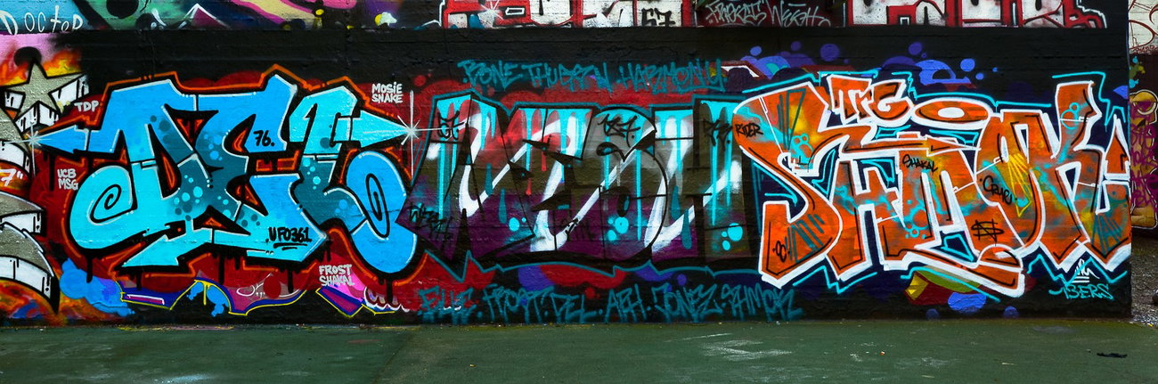 Graffiti Wall - Photo by pilotpirx - hamburg, germany, urban (2017)