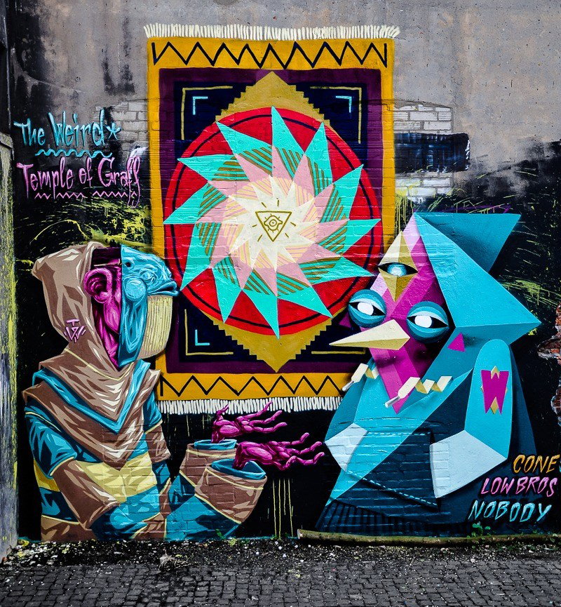 Graffiti Wall - Photo by pilotpirx - theweird, the, weird