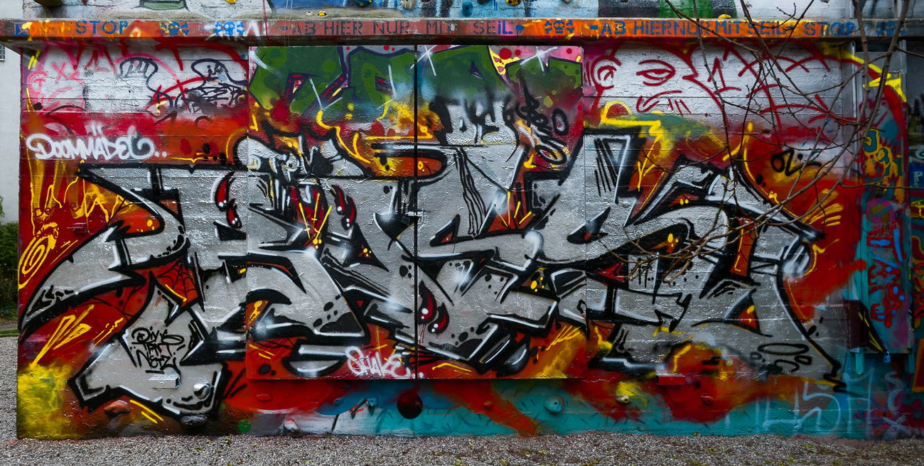 Graffiti Wall - Photo by pilotpirx - hamburg, germany, urban (2017)