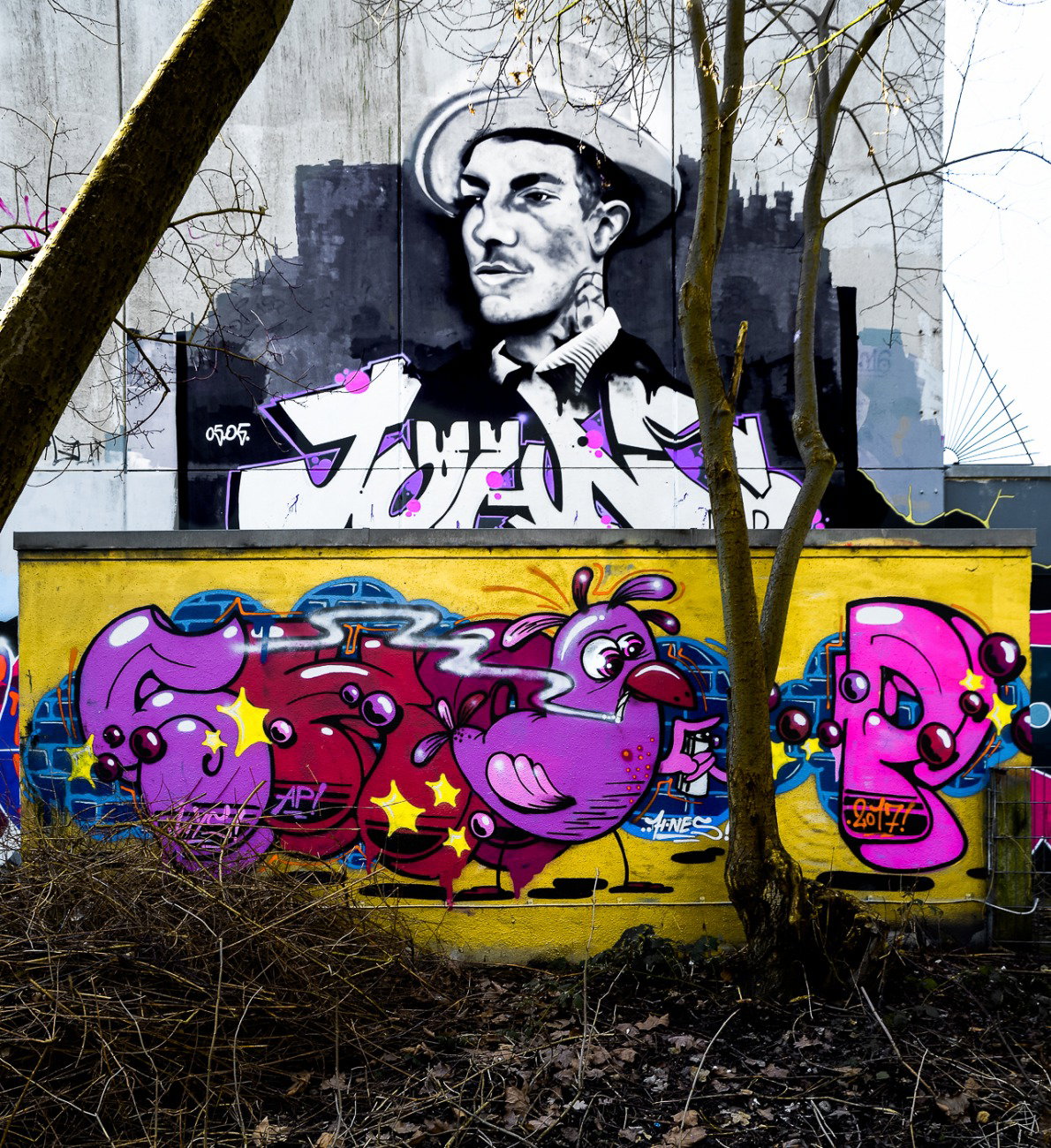 Graffiti Wall - Photo by pilotpirx - hamburg, germany, urban