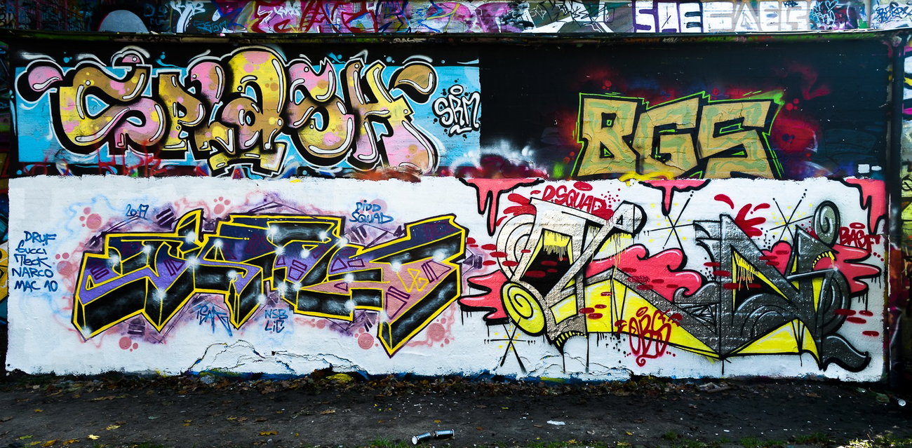Graffiti Wall - Photo by pilotpirx - hamburg, germany, urban (2017)