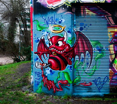 Graffiti Wall - Photo by pilotpirx - hamburg, germany, urban