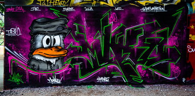 Graffiti Wall - Photo by pilotpirx - hamburg, germany, urban (2018)