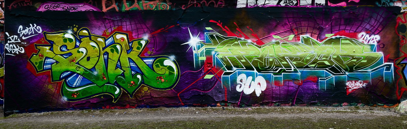 Graffiti Wall - Photo by pilotpirx - hamburg, germany, urban