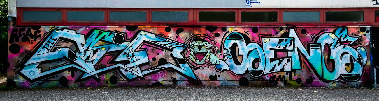 Graffiti Wall - Photo by pilotpirx - hamburg, germany, urban (2018)