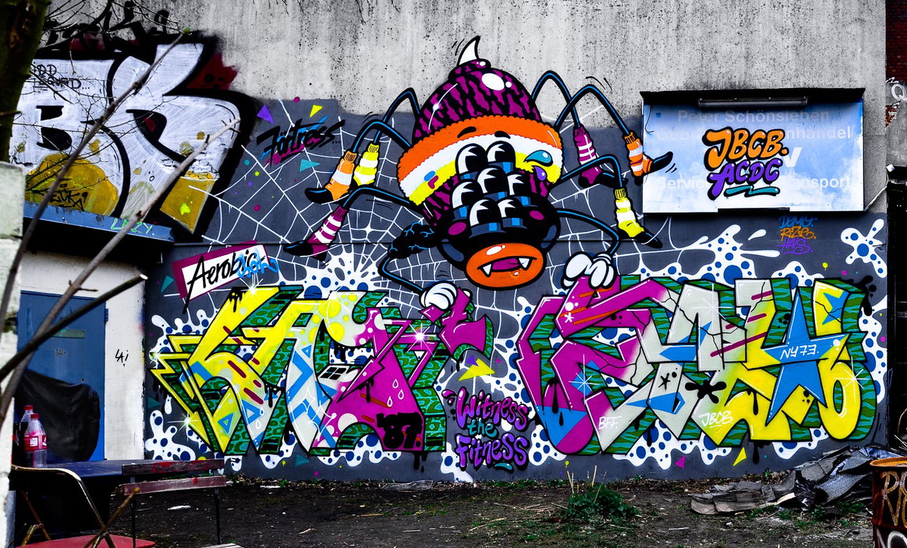 Graffiti Wall - Photo by pilotpirx - hamburg, germany, graffiti