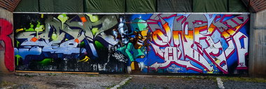 Graffiti Wall - Photo by pilotpirx - köln, ehrenfeld, belgisches
