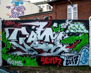 Graffiti Wall - Photo by pilotpirx - hamburg, germany, urban
