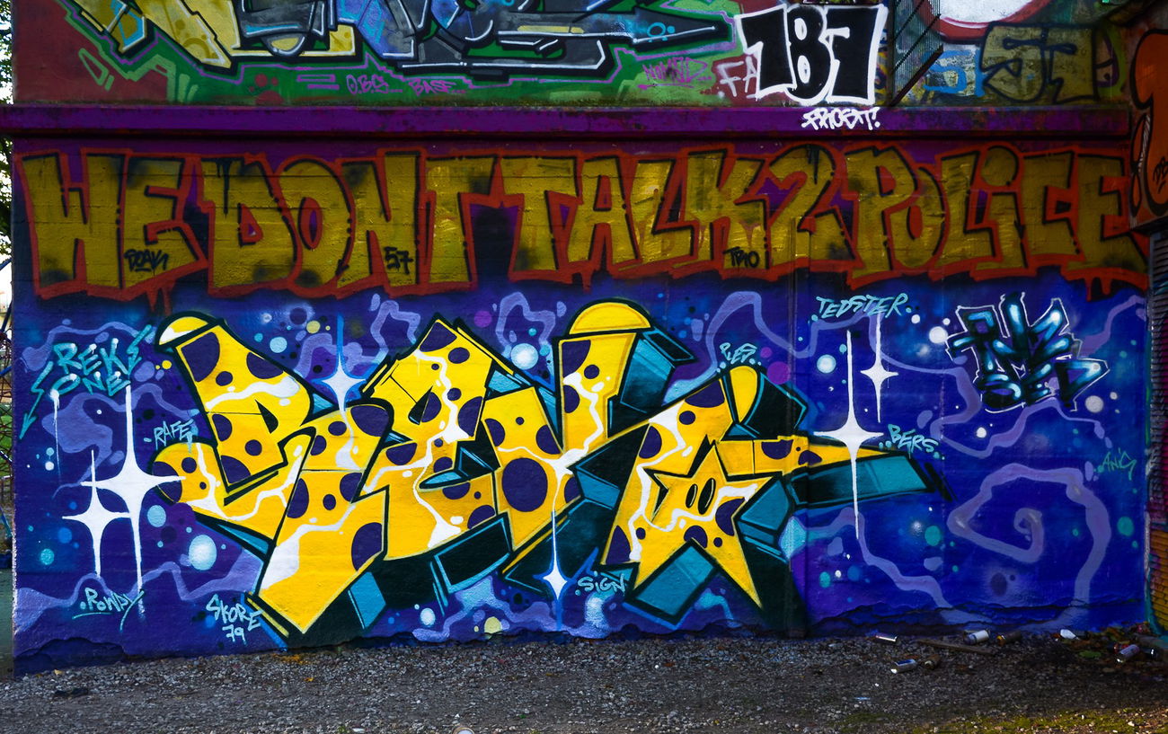 Graffiti Wall - Photo by pilotpirx - hamburg, germany, urban (2017)