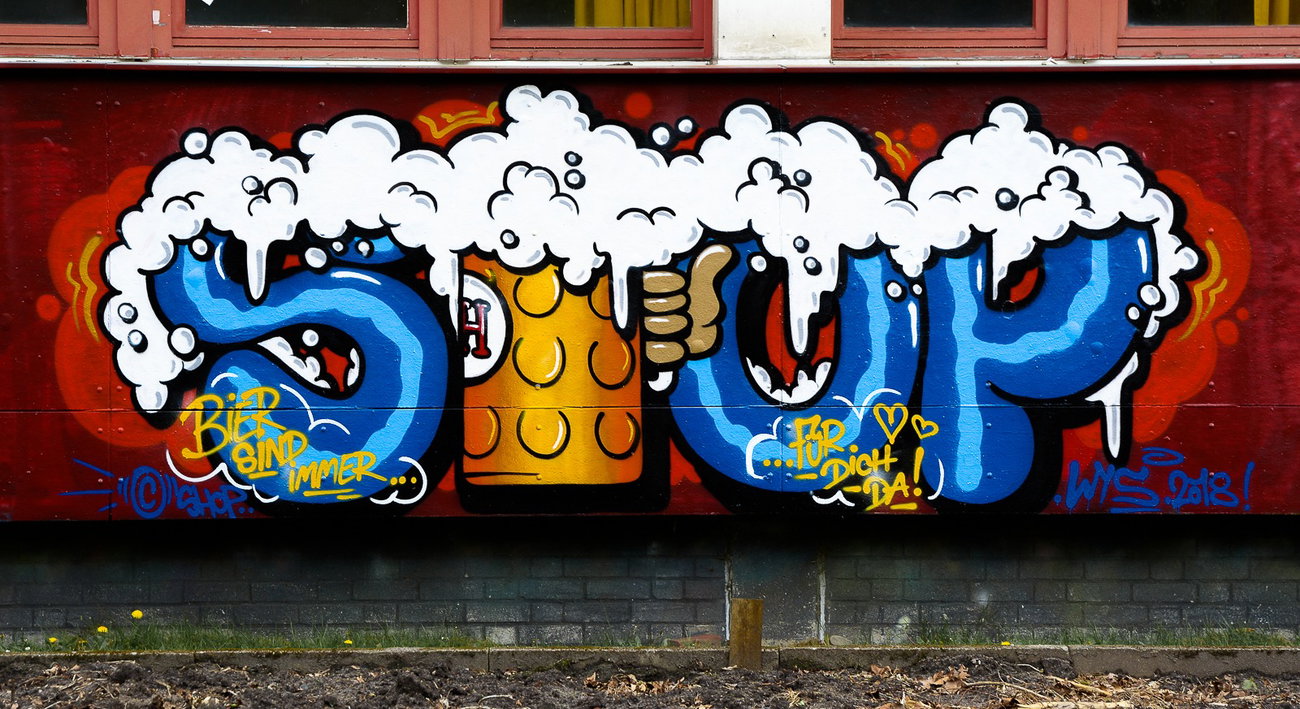 Graffiti Wall - Photo by pilotpirx - hamburg, germany, urban