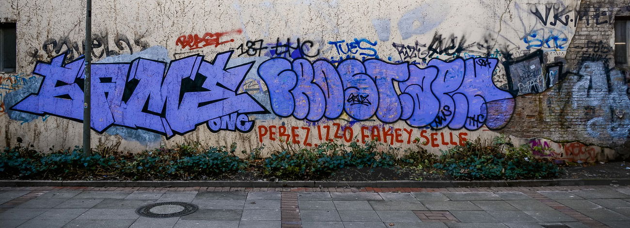 Graffiti Bombing - Photo by pilotpirx - frost, hamburg, germany (2017)