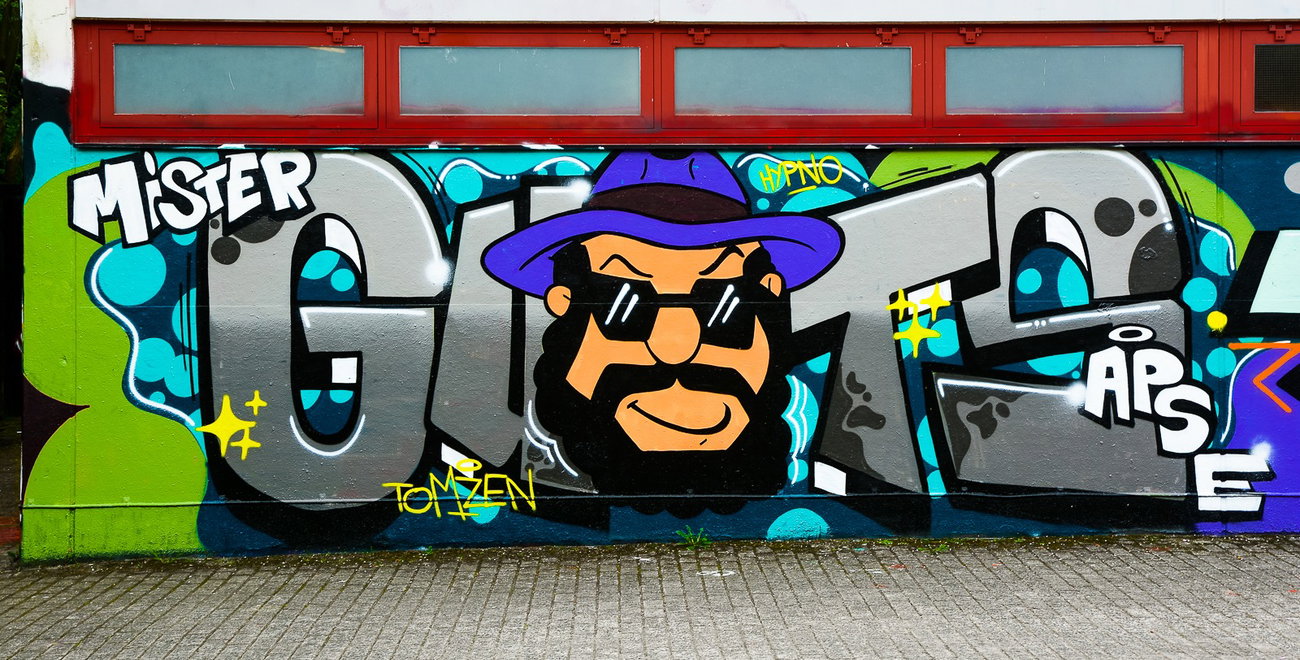 Graffiti Wall - Photo by pilotpirx - hamburg, germany, urban