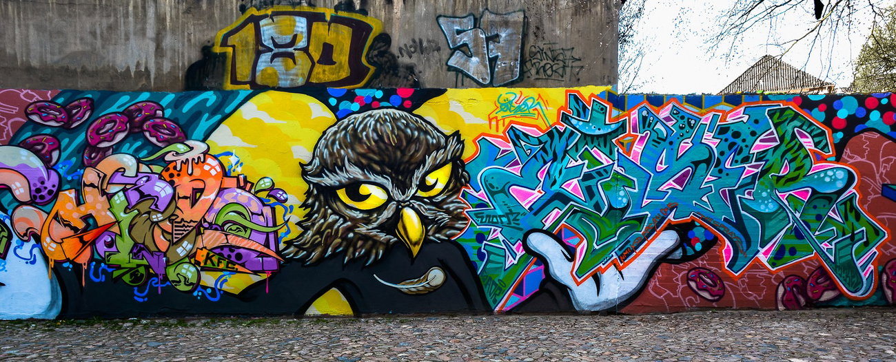 Graffiti Wall - Photo by pilotpirx - hamburg, germany, graffiti