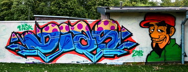 Graffiti Wall - Photo by pilotpirx - hamburg, germany, urban (2018)