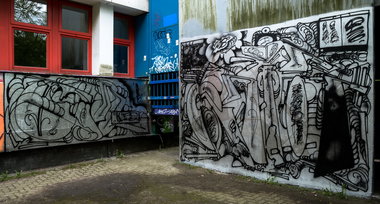 Graffiti Wall - Photo by pilotpirx - hamburg, germany, urban