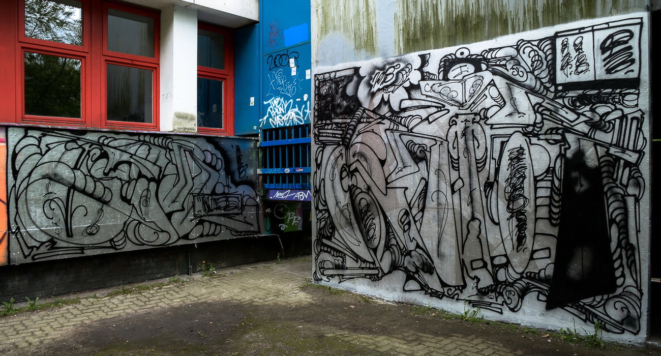 Graffiti Wall - Photo by pilotpirx - hamburg, germany, urban