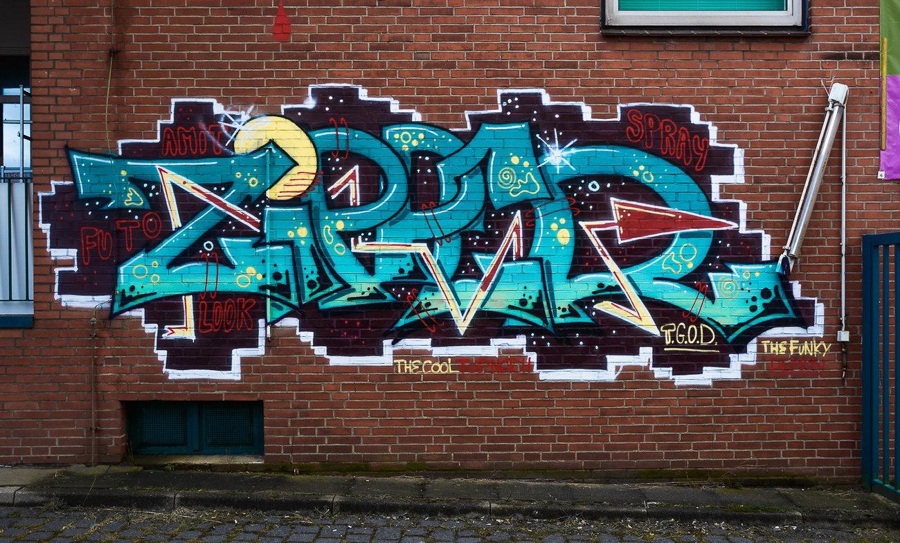 Graffiti Wall - Photo by pilotpirx - hamburg, germany, urban (2017)