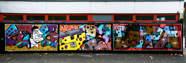 Graffiti Wall - Photo by pilotpirx - hamburg, germany, graffiti (2016)