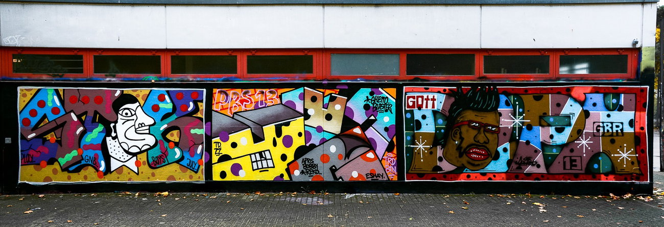 Graffiti Wall - Photo by pilotpirx - hamburg, germany, graffiti (2016)