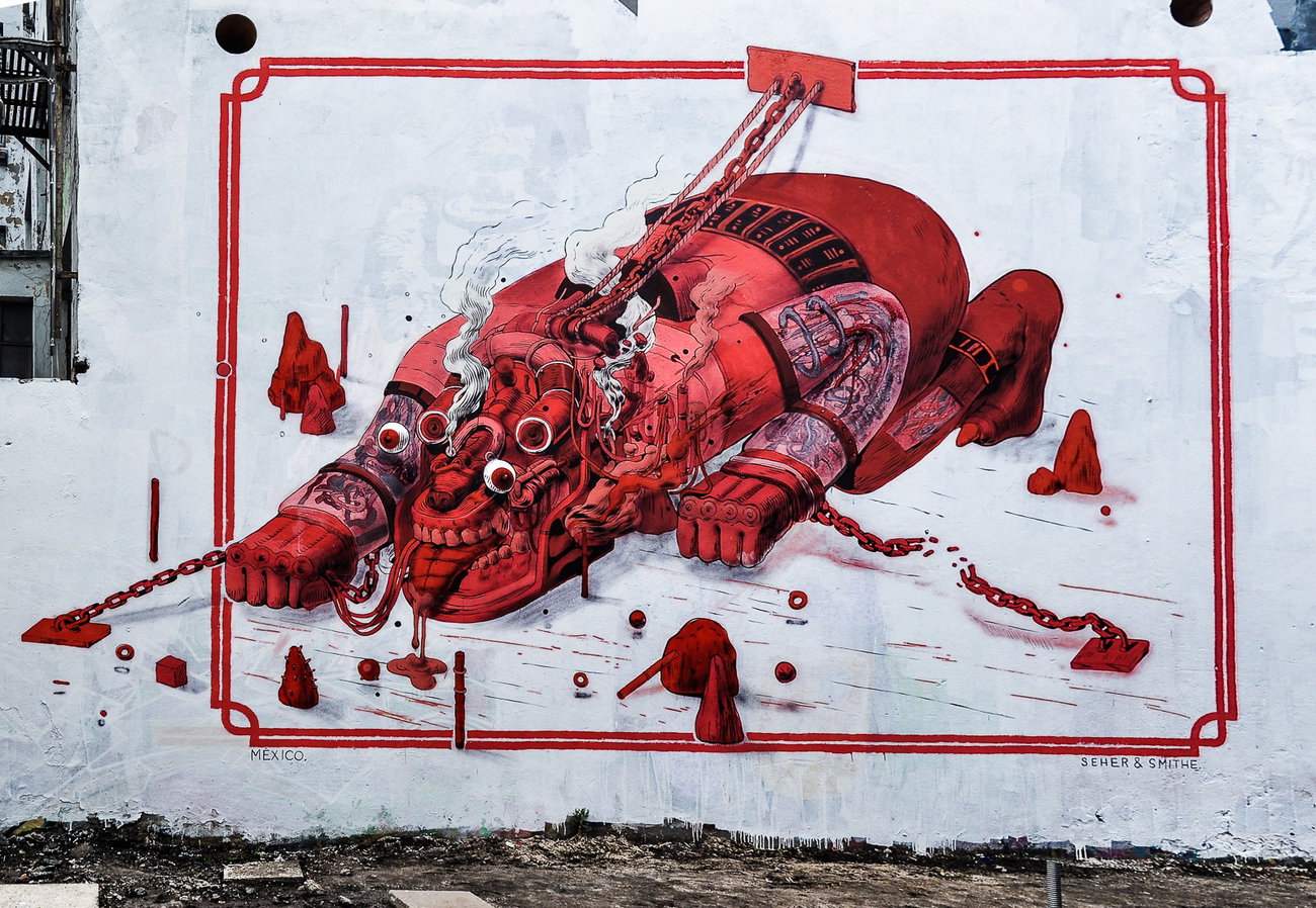 Graffiti Wall - Photo by pilotpirx - smithe, seher, mexico