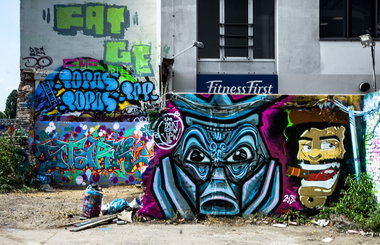 Graffiti Wall - Photo by pilotpirx - köln, ehrenfeld, belgisches