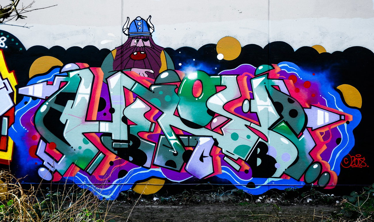 Graffiti Wall - Photo by pilotpirx - hamburg, germany, urban