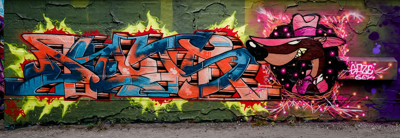 Graffiti Wall - Photo by pilotpirx - hamburg, germany, urban (2021)