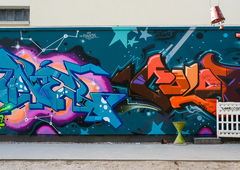 Graffiti Wall - Photo by pilotpirx - funk25, hamburg, germany