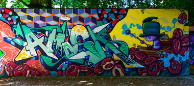 Graffiti Wall - Photo by pilotpirx - hamburg, germany, urban