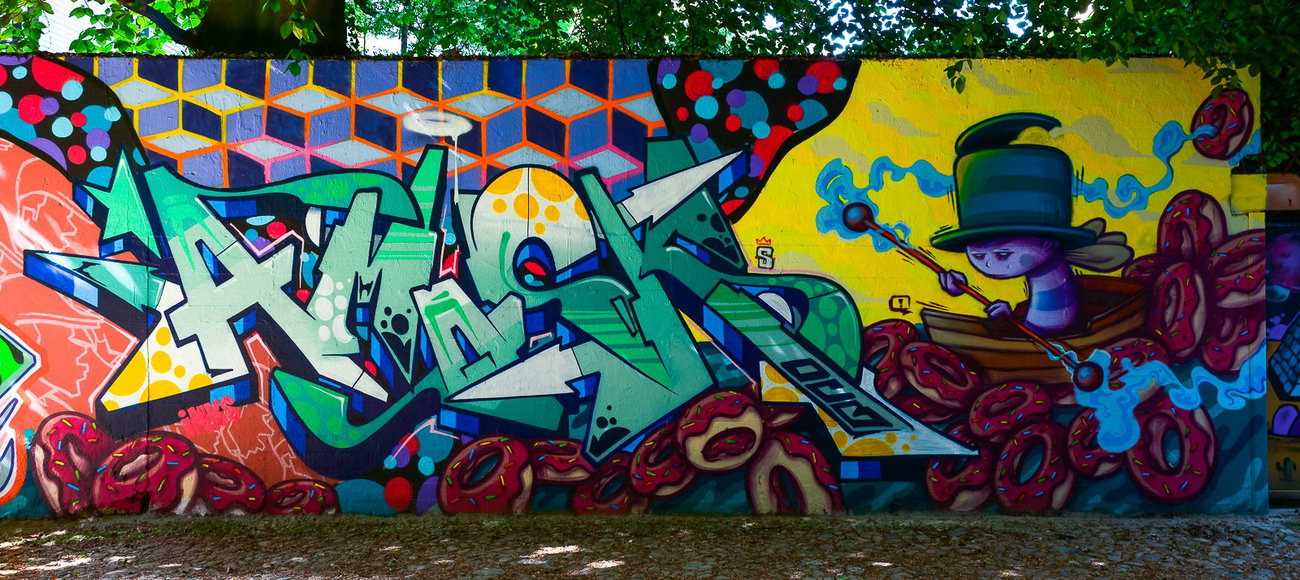 Graffiti Wall - Photo by pilotpirx - hamburg, germany, urban