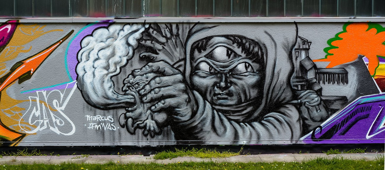 Graffiti Wall - Photo by pilotpirx - hamburg, germany, graffiti (2017)