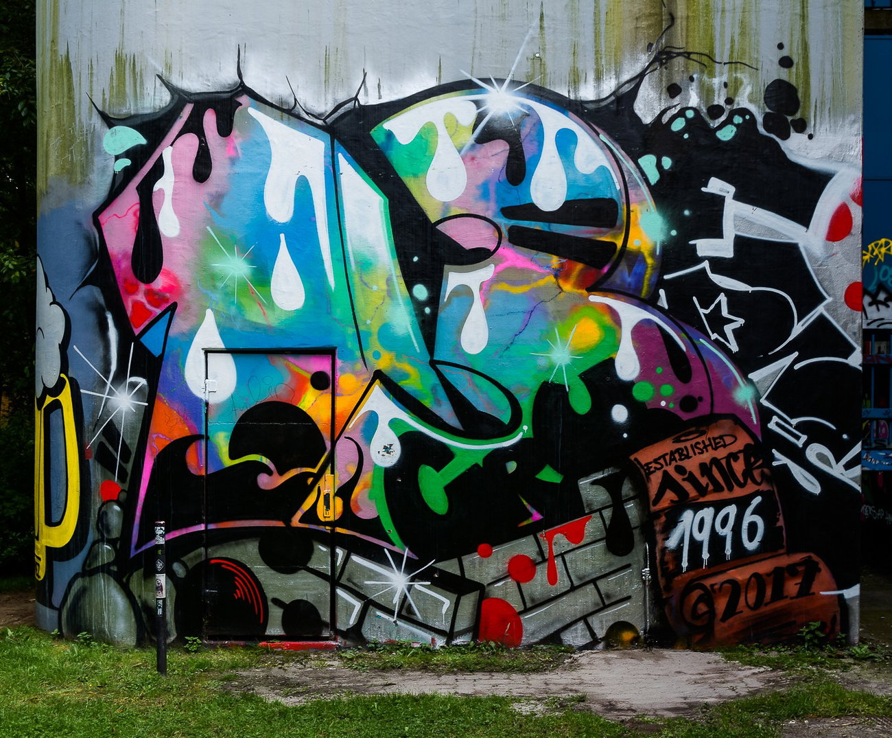 Graffiti Wall - Photo by pilotpirx - hamburg, germany, urban (2017)